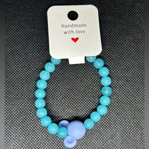 Teal & Lilac Mickey Mouse Bracelet